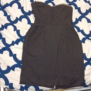 Chic! BCBG Max Azria strapless mini cocktail dress with side pockets